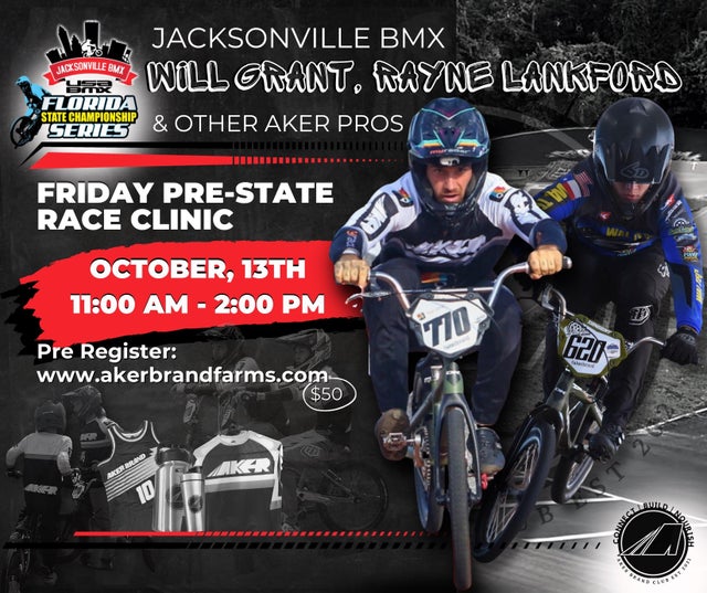Jacksonville BMX Pre Race Clinic with Rayne Lankford & Will Grant